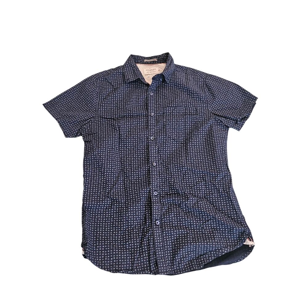 Denim & Flower Ricky Singh Men’s Slim Fit Button Front Shirt Size Small